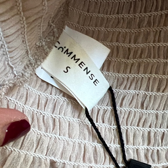 Commense Ruffled Blouse - Cream - Picture 5 of 8